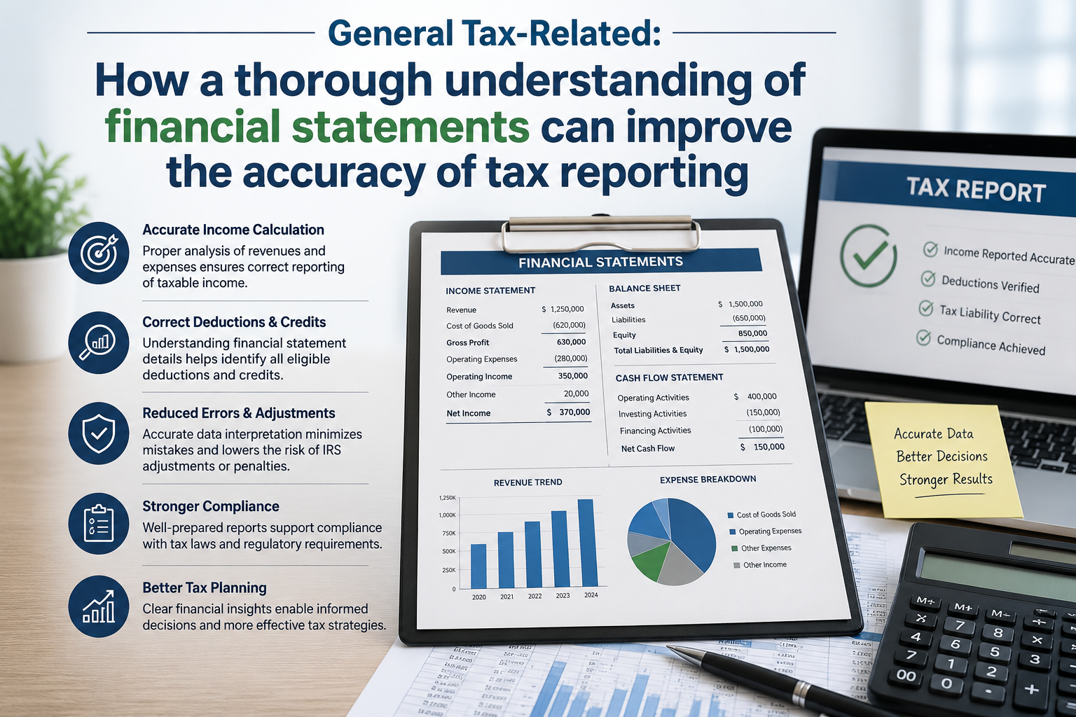 General Tax-Related: How a thorough understanding of financial statements can improve the accuracy of tax reporting